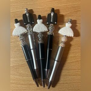 HANDMADE Beaded Pen Bride Groom Wedding Shower! 3 for $10